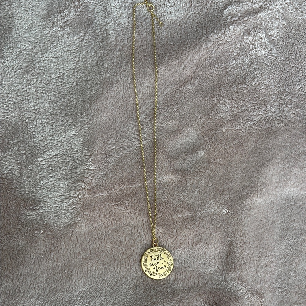 Minimalist Gold Medallion Necklace